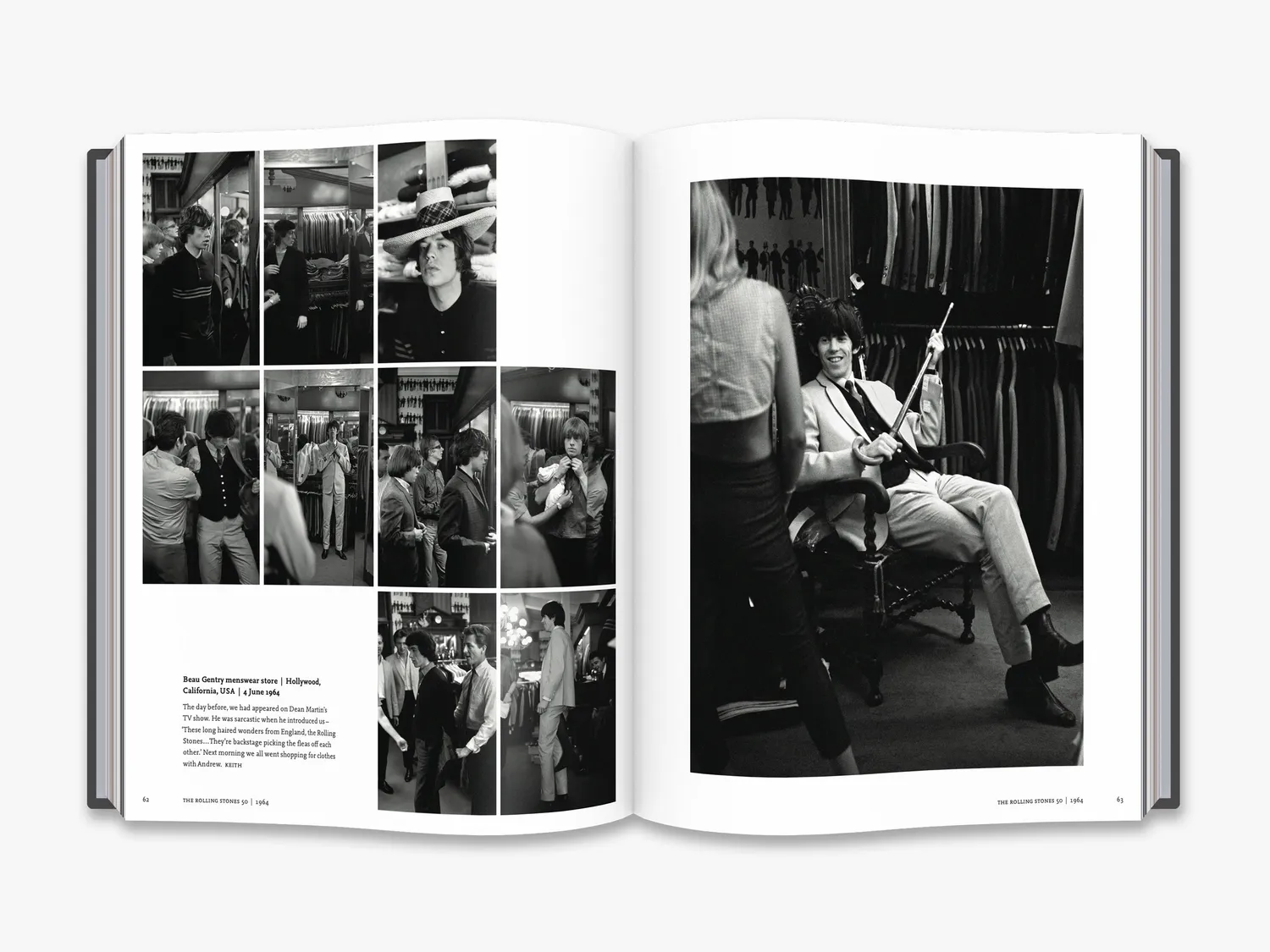 Thames & Hudson The Rolling Stones 50 fotobog rock