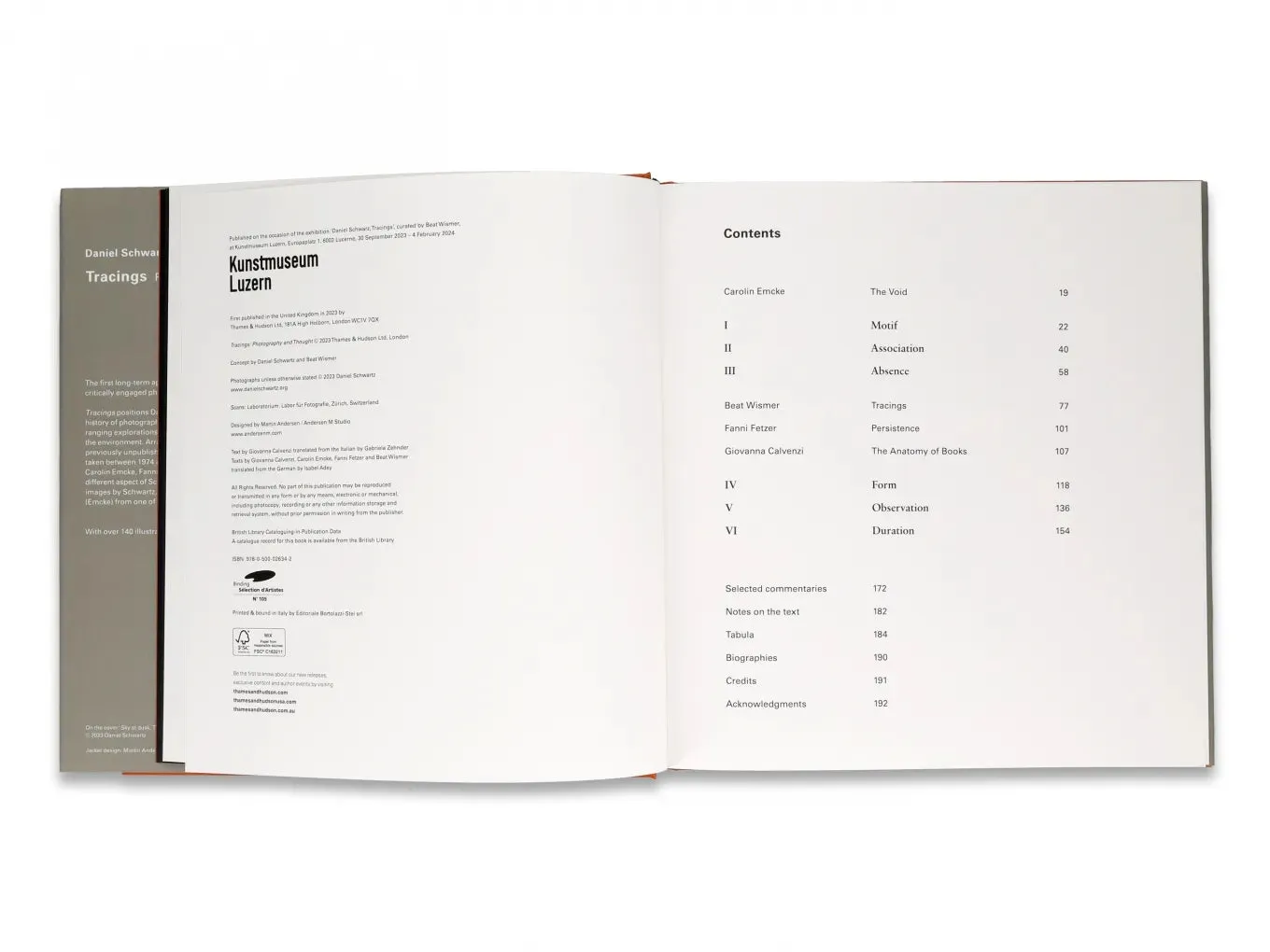 Thames & Hudson Tracings fotobog indbundet dokumentar