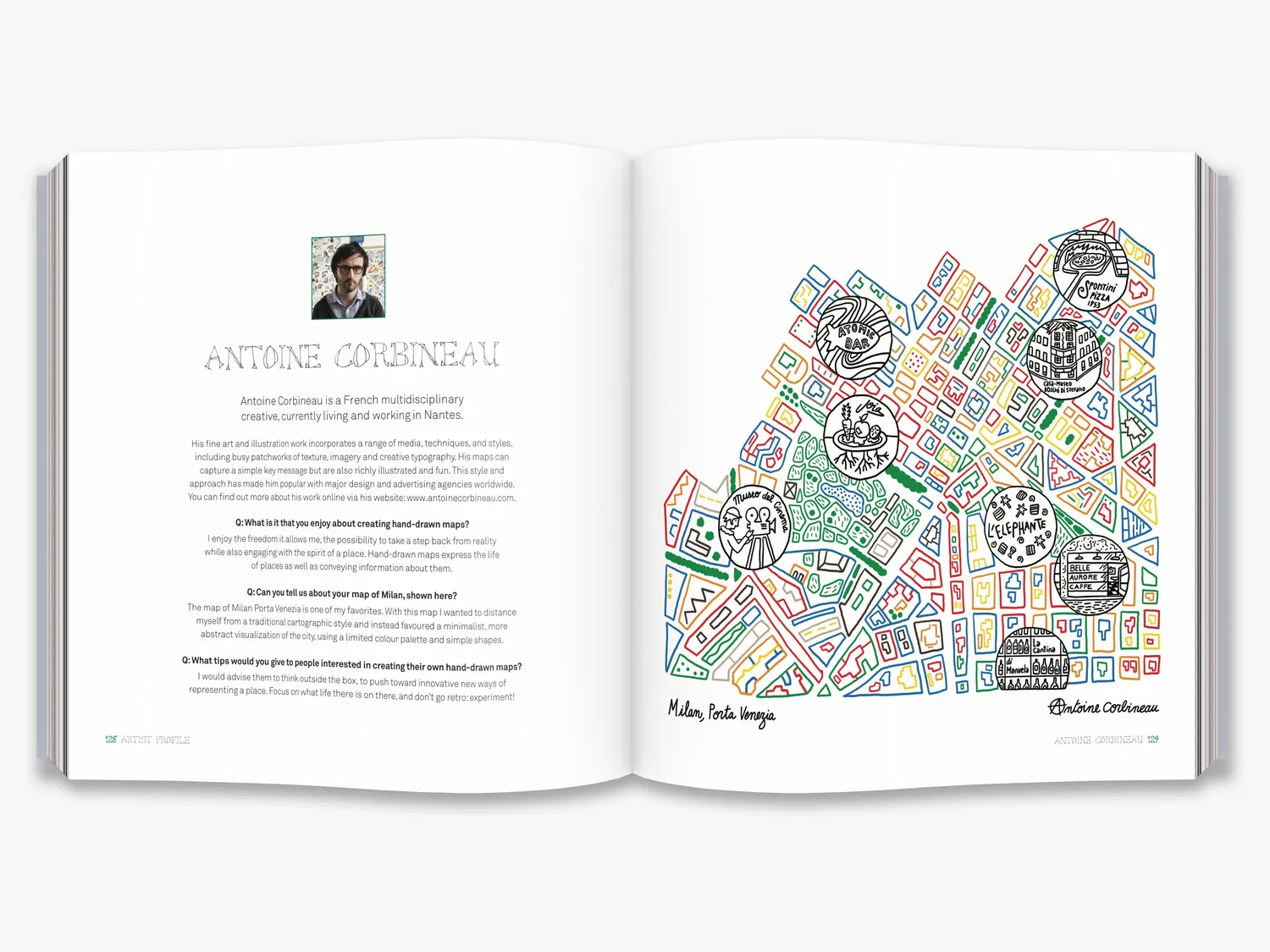 Thames & Hudson Hand-Drawn Maps bog med skabeloner