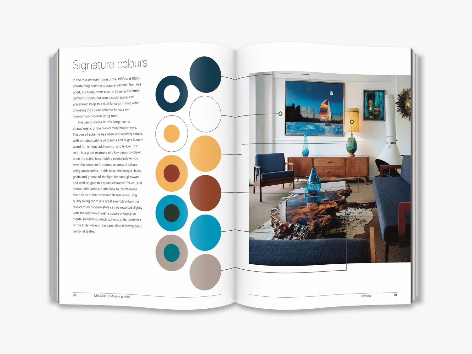 Thames & Hudson Mid-Century Modern at Home boligbog