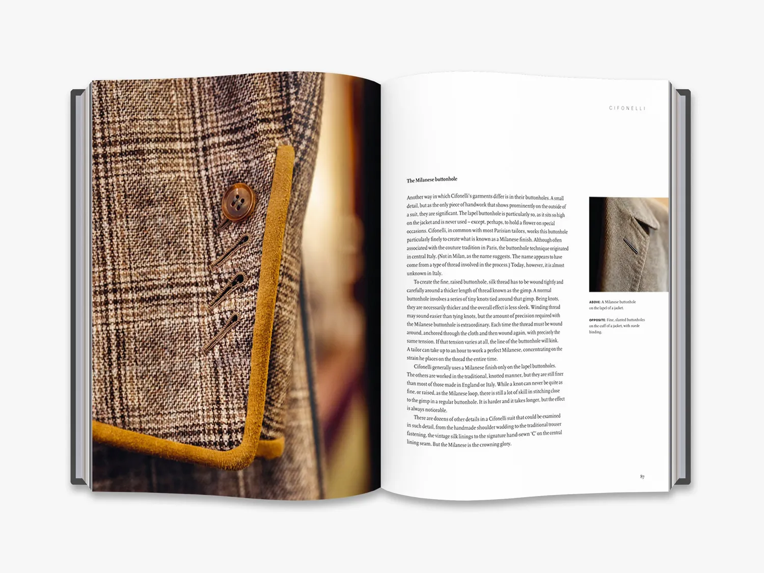 Thames & Hudson The Finest Menswear bog håndsyede klassikere