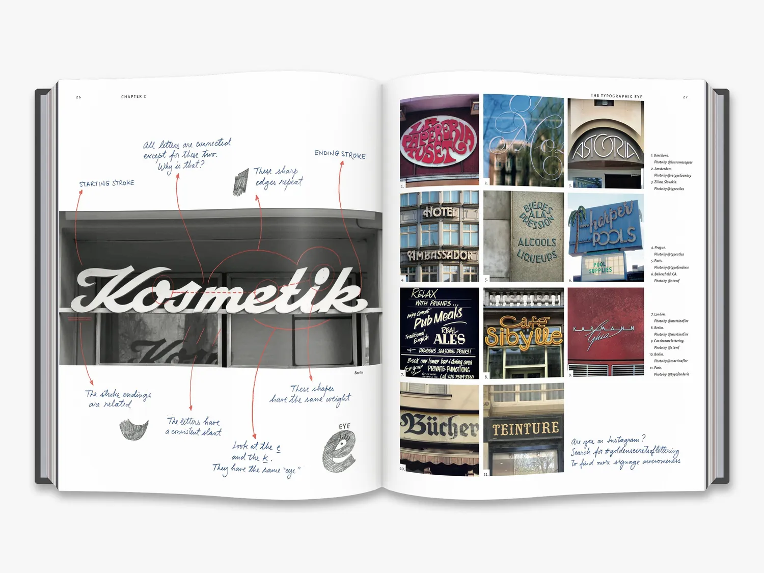 Thames & Hudson The Golden Secrets of Lettering bog illustreret