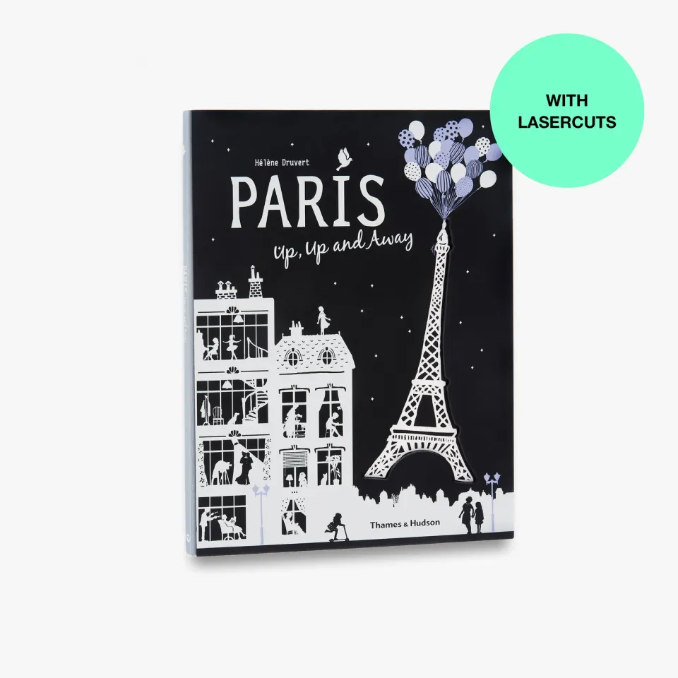 Thames & Hudson Paris Up, Up and Away billedbog med lasersnit