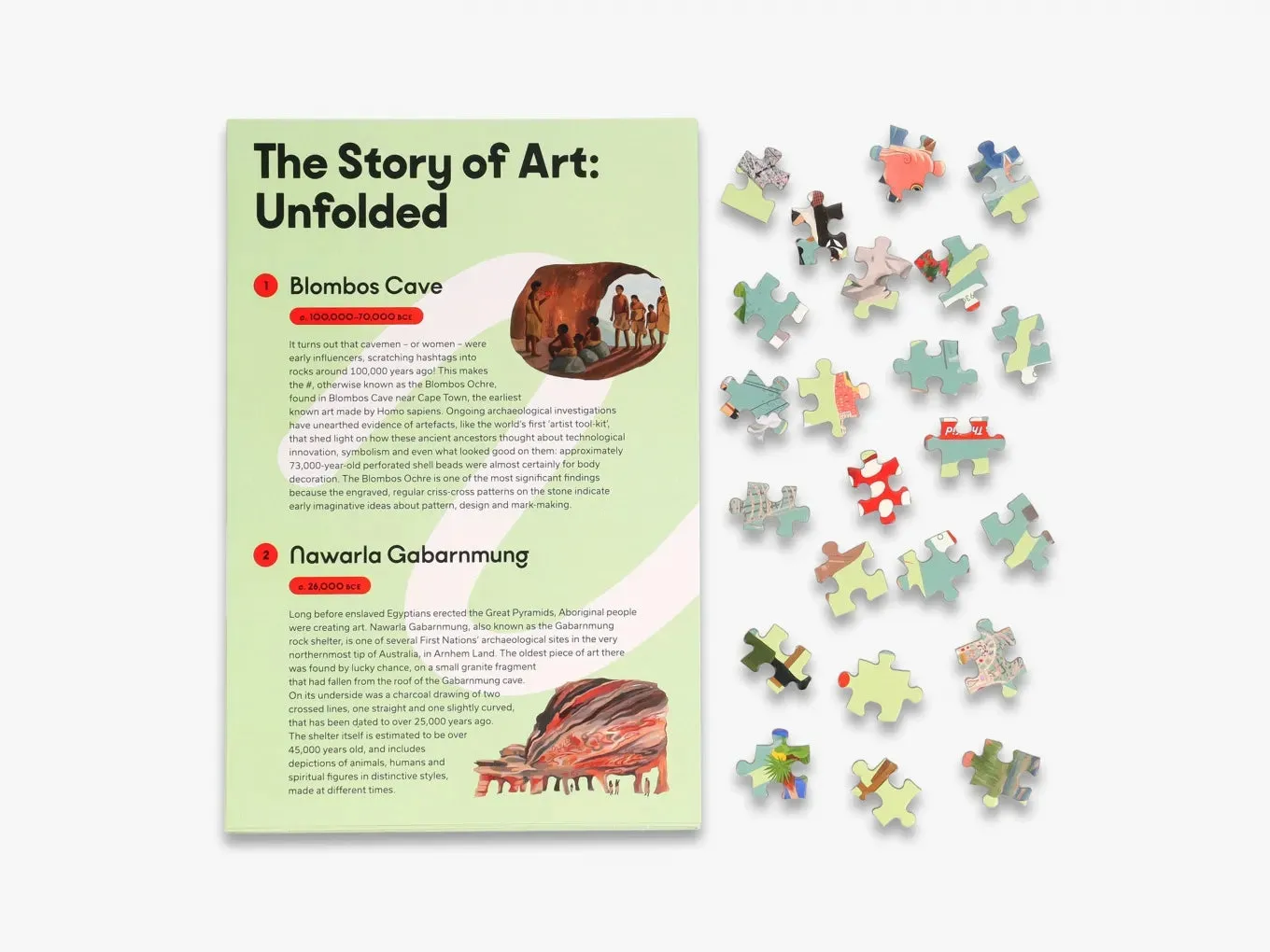 The Story of Art in 1000 Pieces puslespil 50 motiver