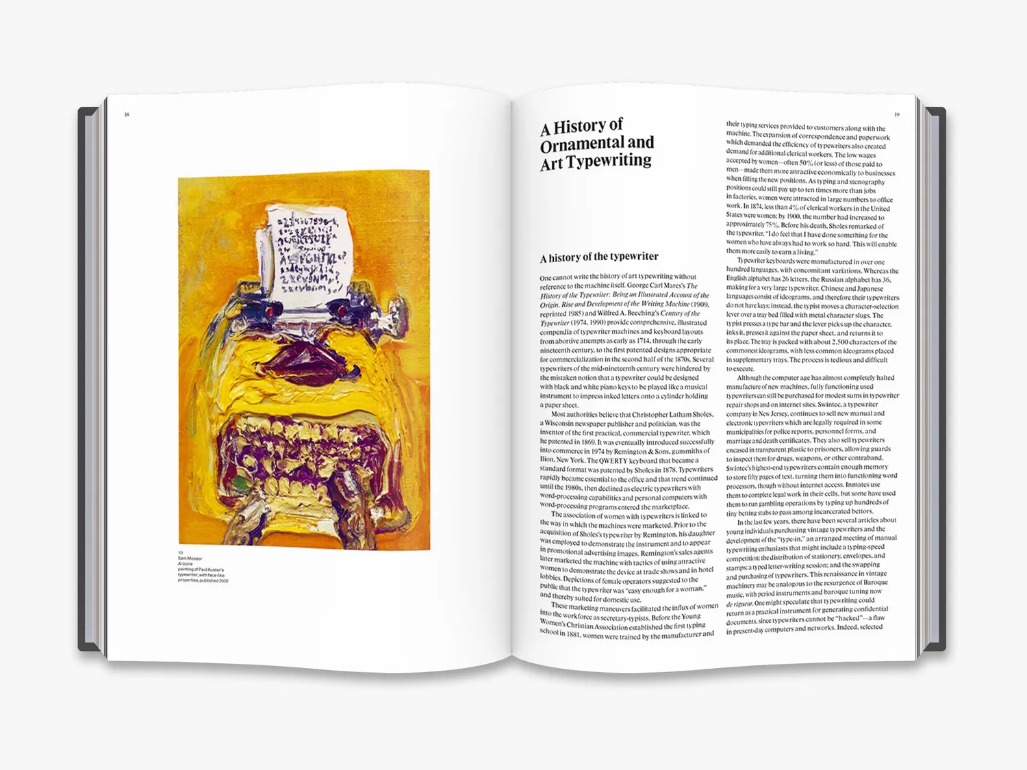 Thames & Hudson The Art of Typewriting bog skrivemaskiner