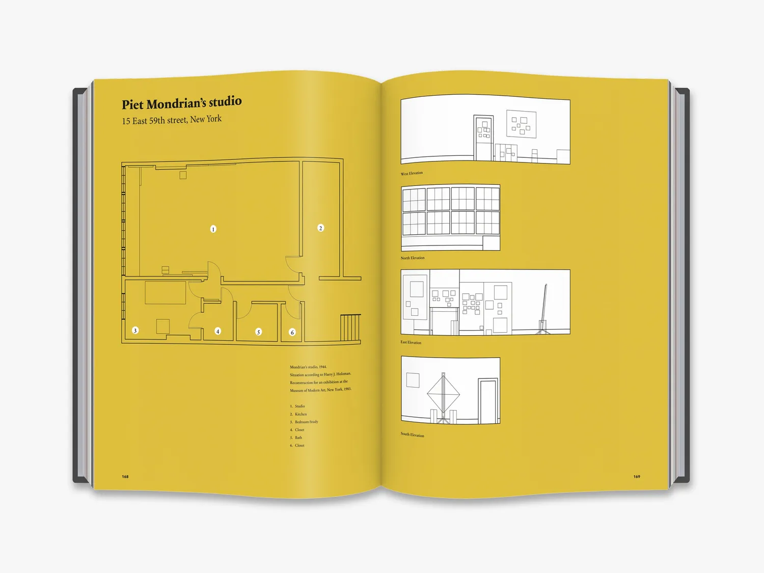 Thames & Hudson Piet Mondrian The Studios kunstbog