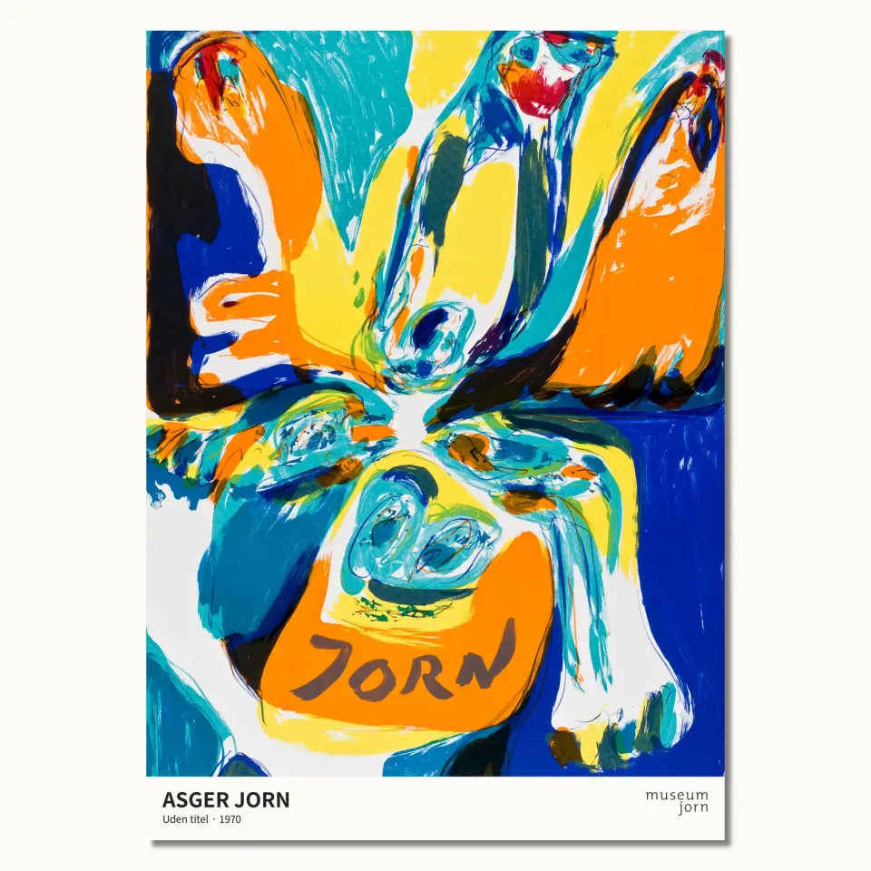 Museum Jorn Asger Jorn Uden Titel 1970 plakat 50x70 cm