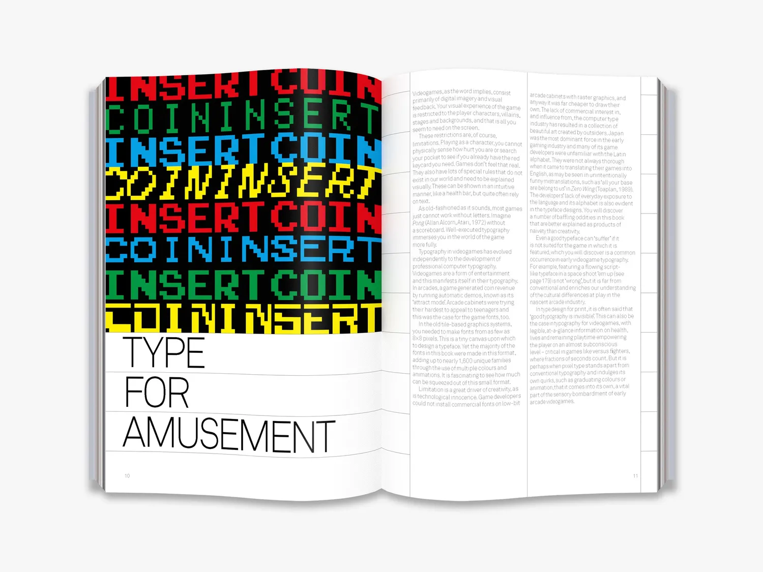 Thames & Hudson Arcade Game Typography typografibog pixel