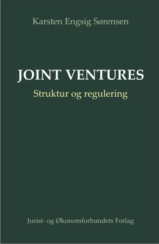 Nyt Juridisk Forlag Joint Ventures fagbog papirbog