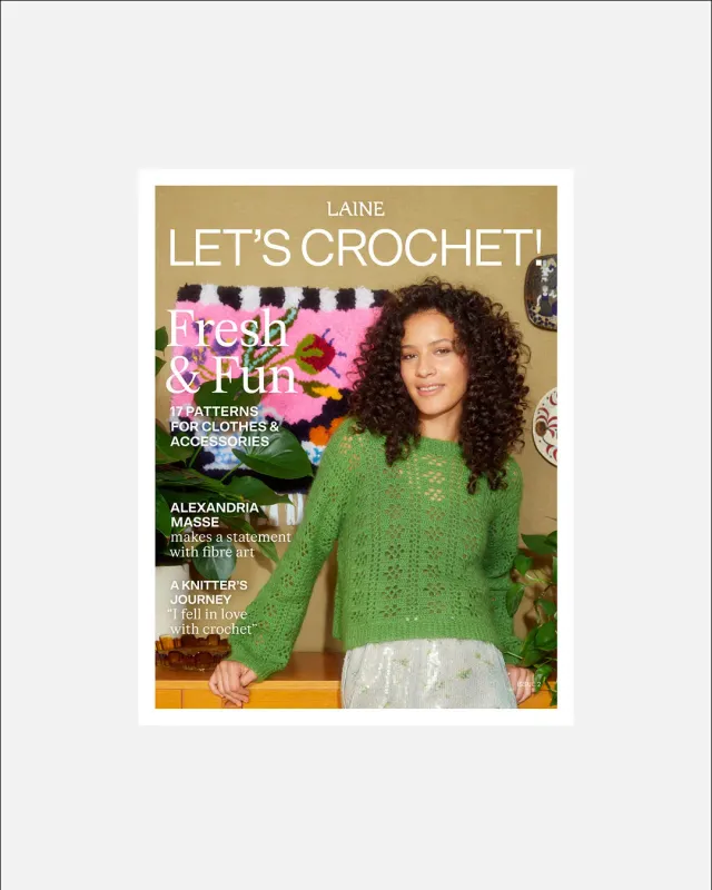 Laine Let’s Crochet Issue 2 hækleblad hæfte 17 opskrifter