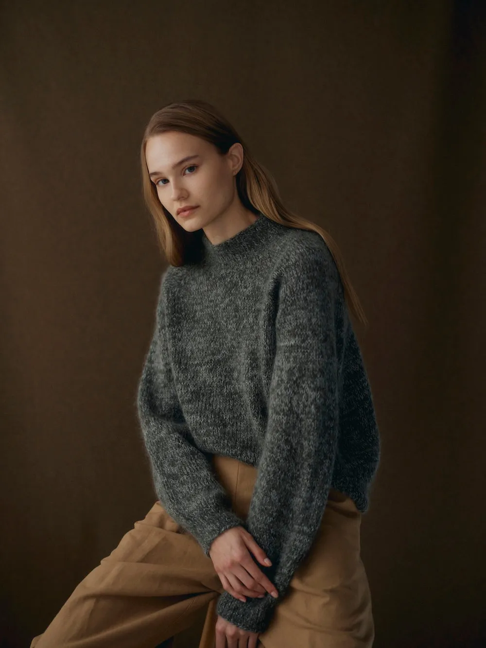 Laine Scarborough sweater strikkekit Pine Forest