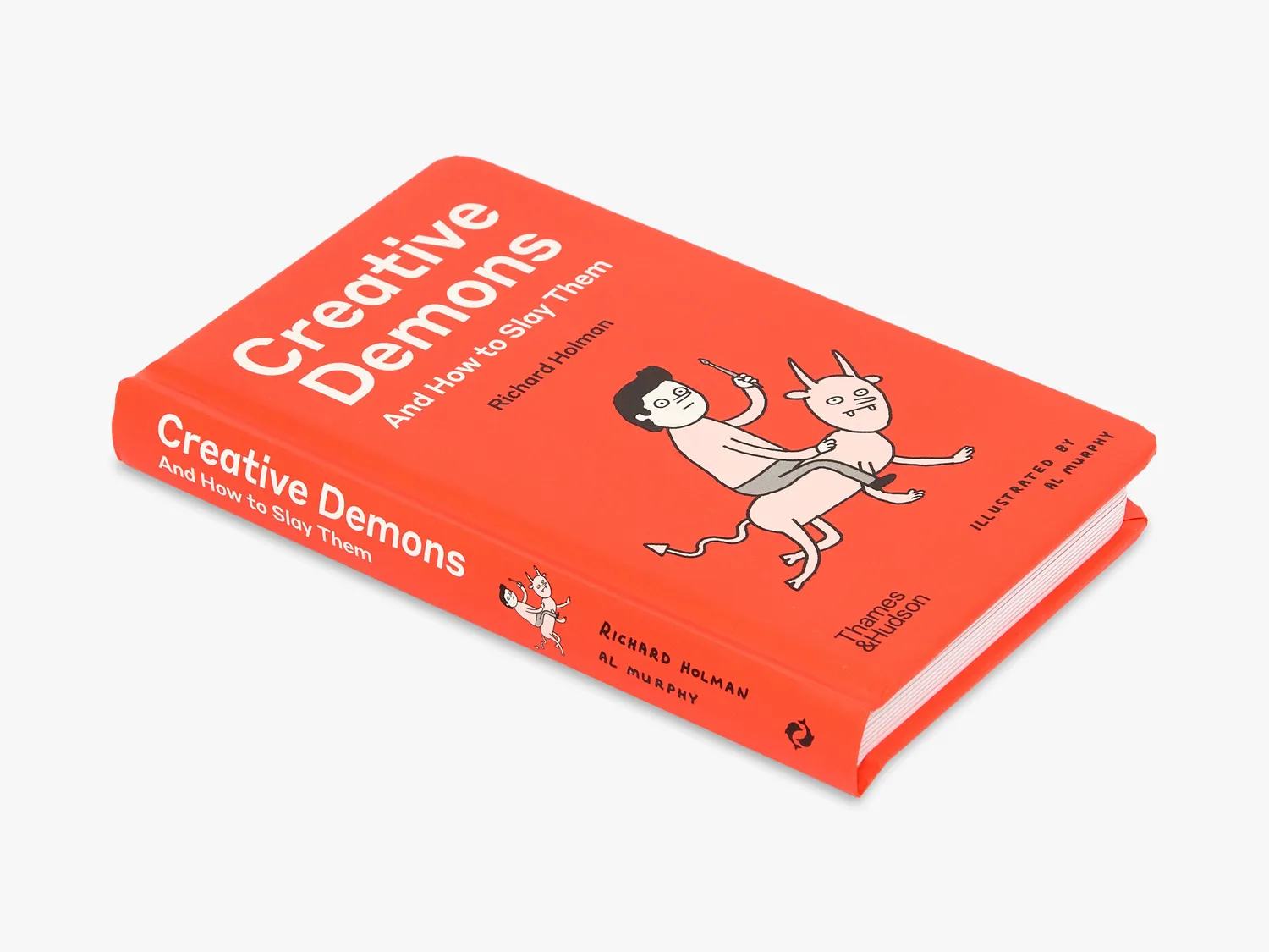 Thames & Hudson Creative Demons bog – kreativitet Holman