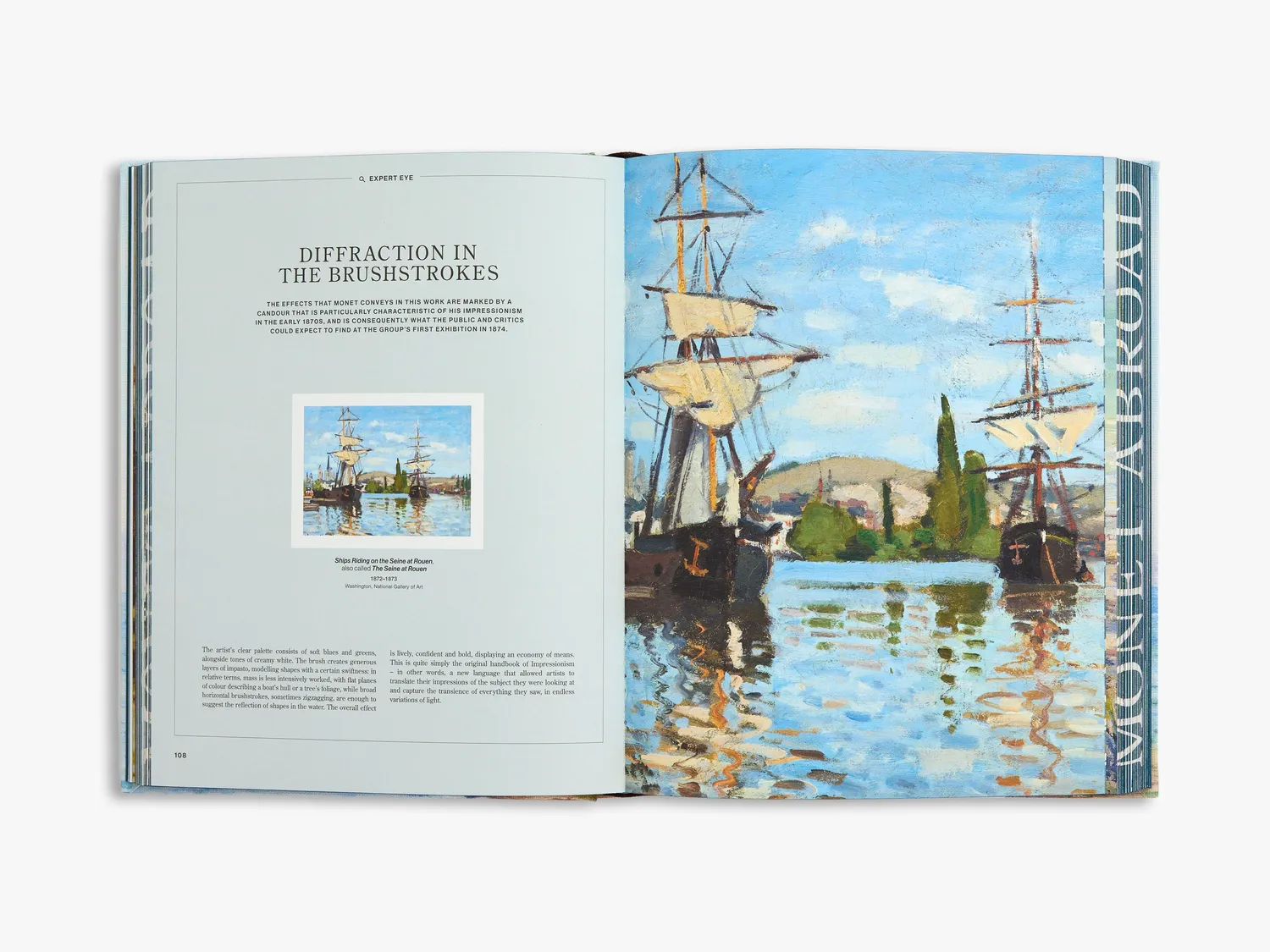 Thames & Hudson Monet Abroad bog rejser indbundet