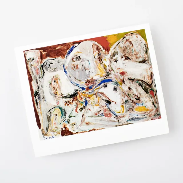 Museum Jorn Asger Jorn Tu étais tel postkort 1956 motiv