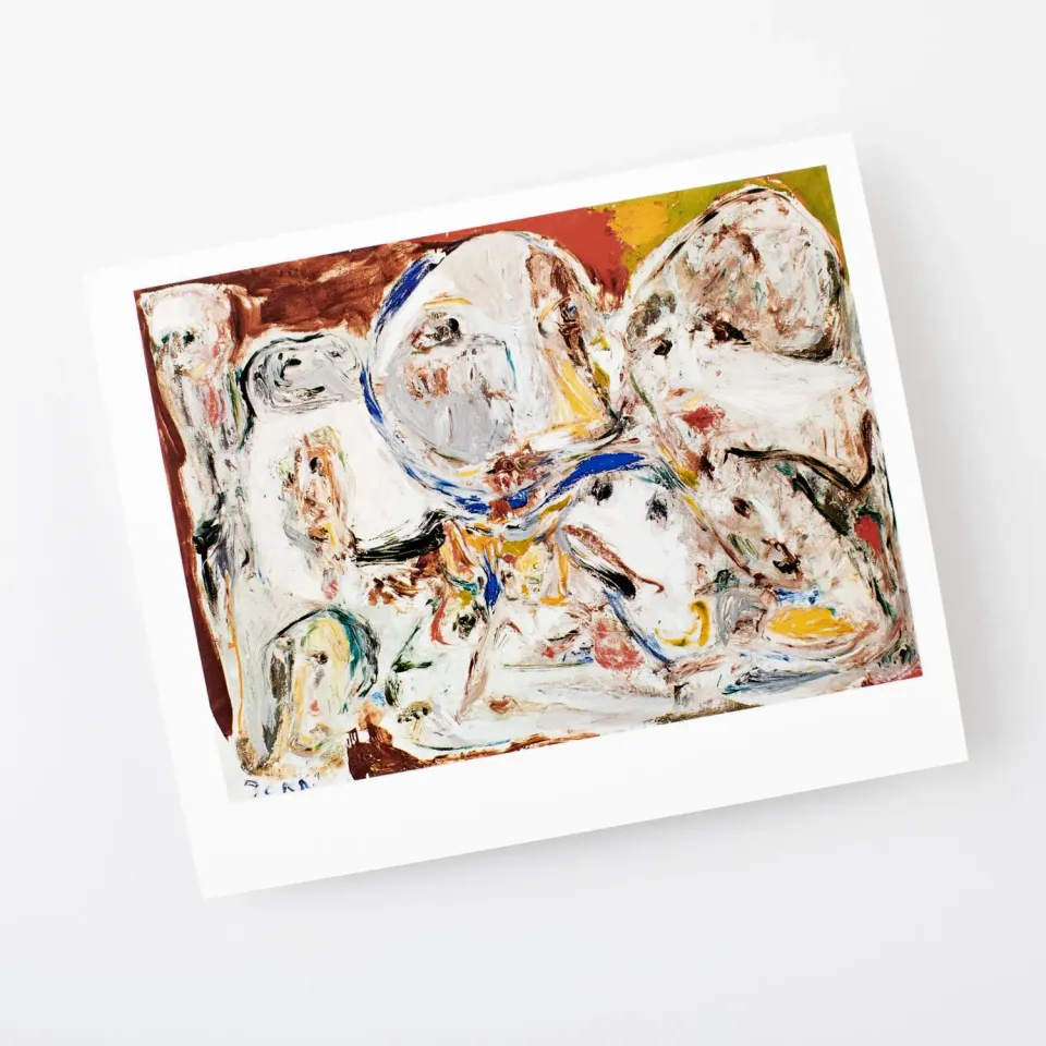 Museum Jorn Asger Jorn Tu étais tel postkort 1956 motiv