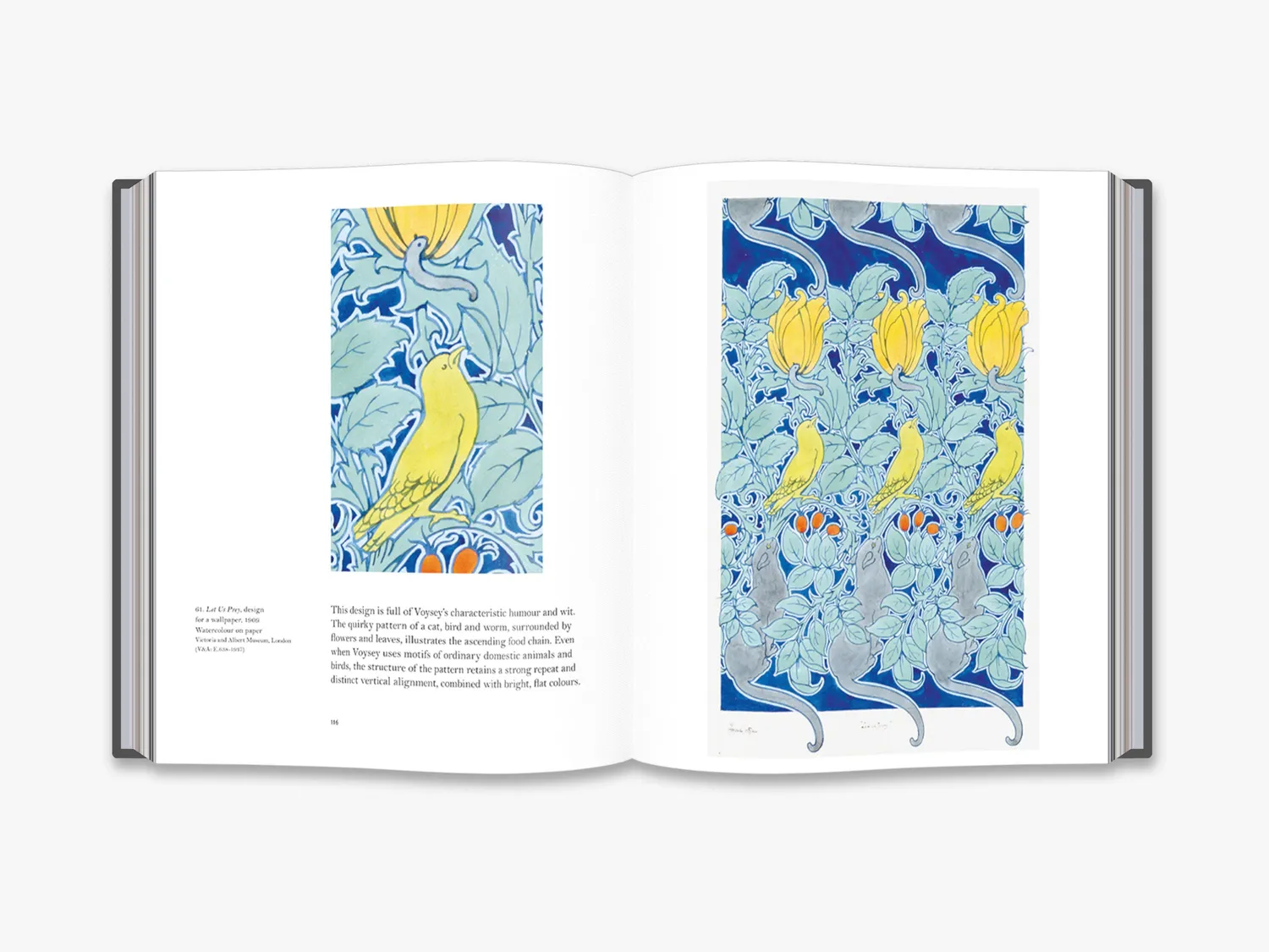 Artists in Focus Voysey's Birds and Animals gavebog V&A
