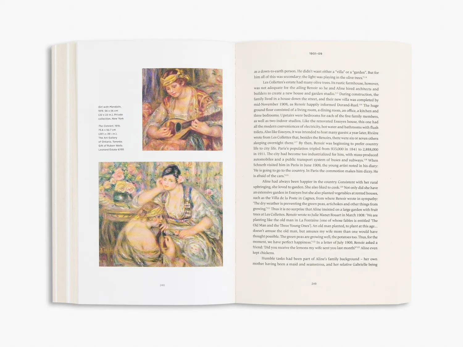 Thames & Hudson Renoir Intimate Biography bog kunstner