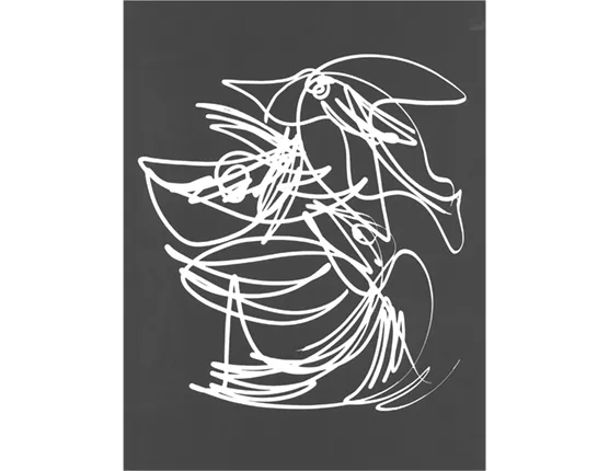 Museum Jorn Asger Jorn 11 Lystegninger mappe 30x38 cm