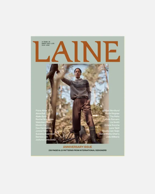 Laine Anniversary Issue strikkemagasin hæfte 23 opskrifter