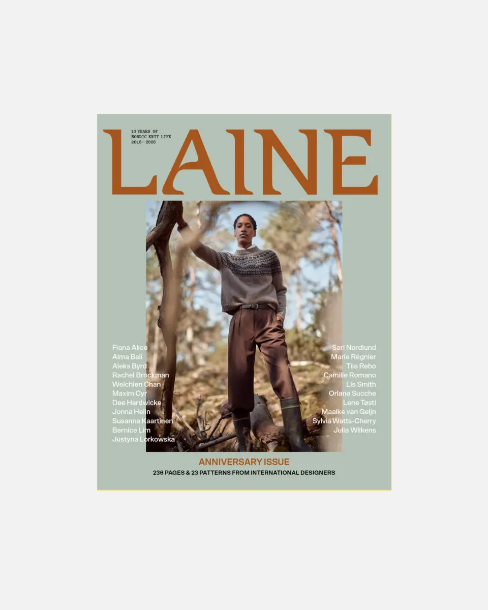 Laine Anniversary Issue strikkemagasin hæfte 23 opskrifter