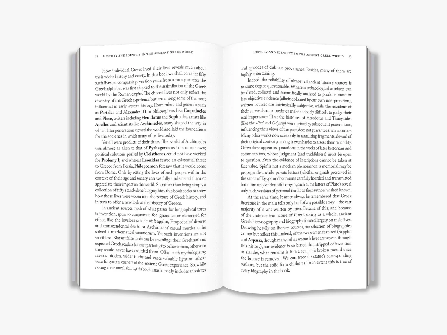 Thames & Hudson A History of Ancient Greece in 50 Lives bog