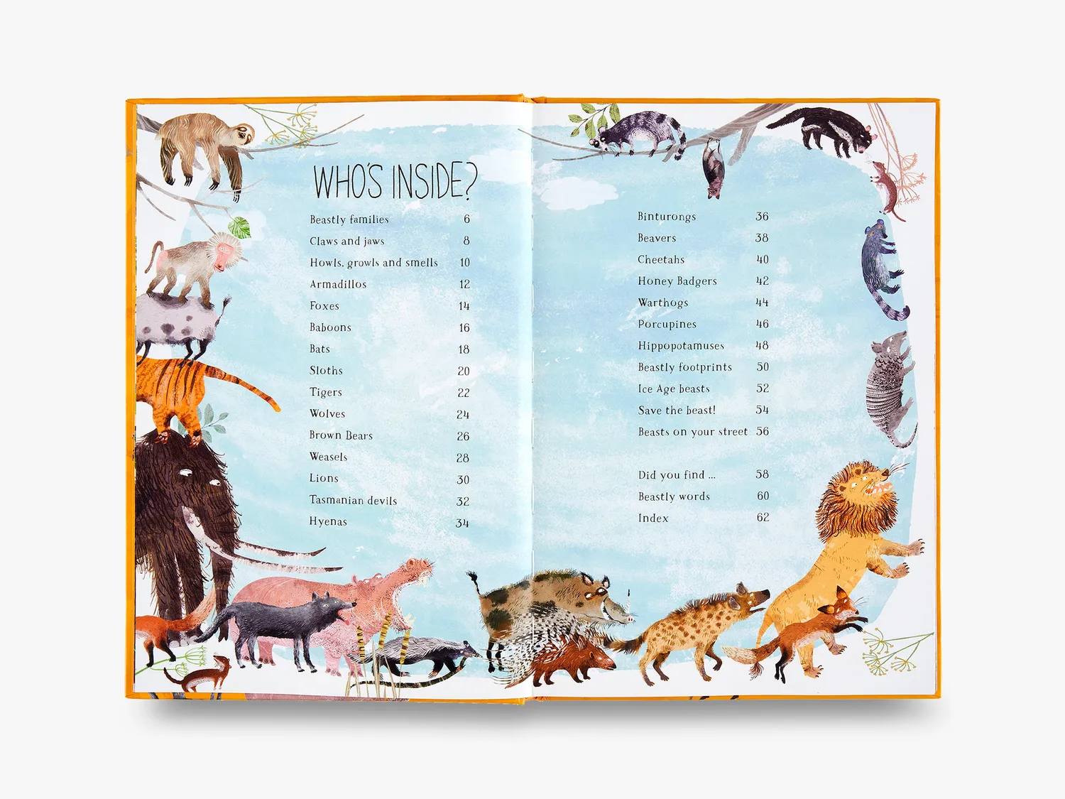 Thames & Hudson The Big Book of Beasts børnebog dyr