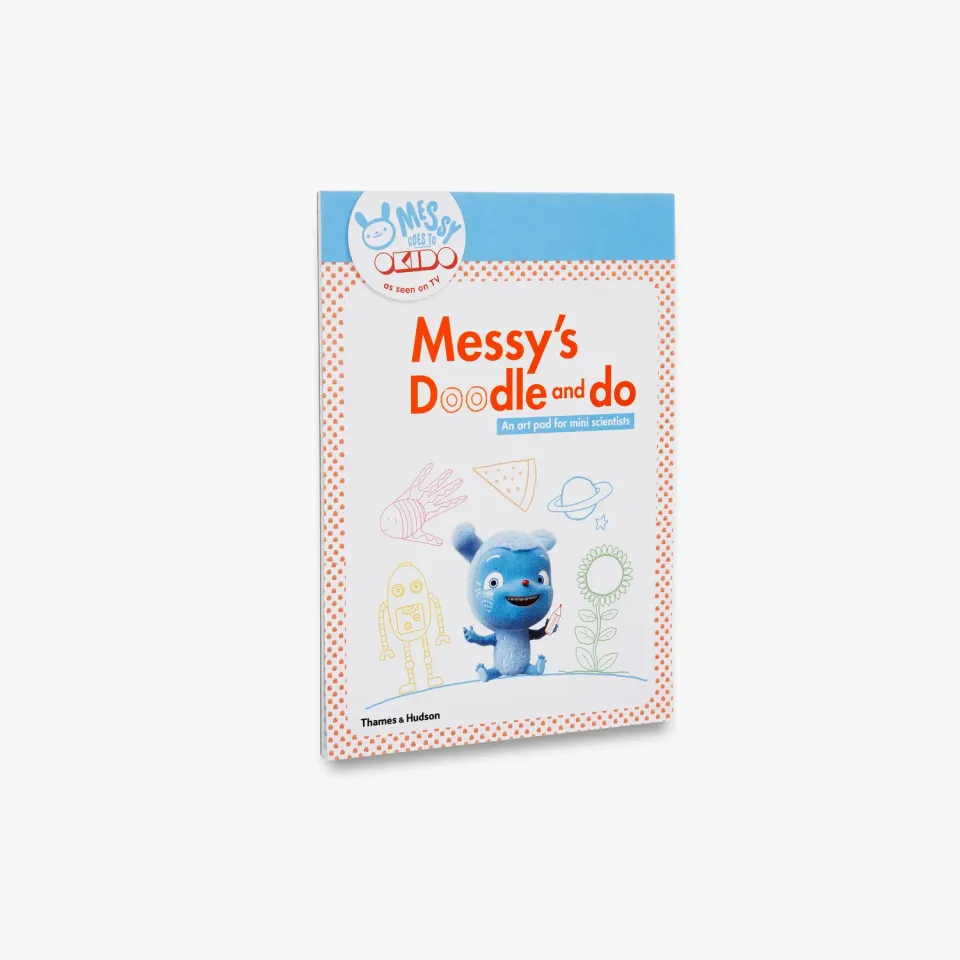 Thames & Hudson Messy's Doodle and Do aktivitetsbog Okido