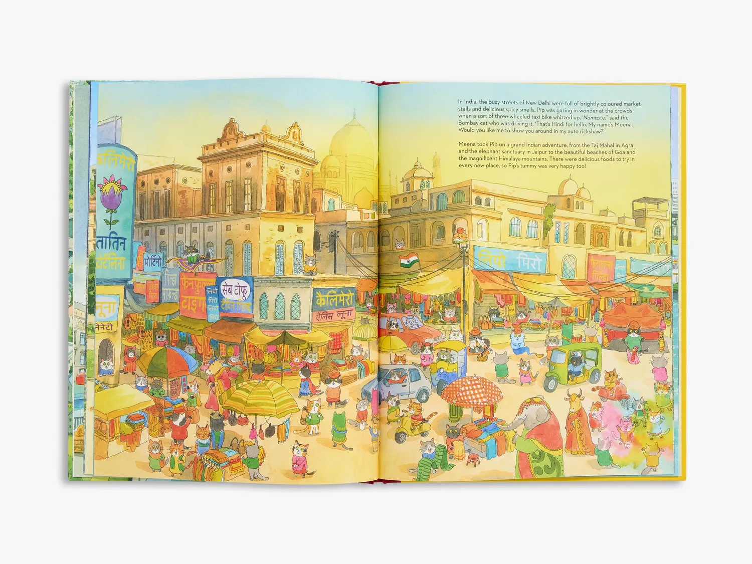 Thames & Hudson Pip's Trip Around the World billedbog illustreret