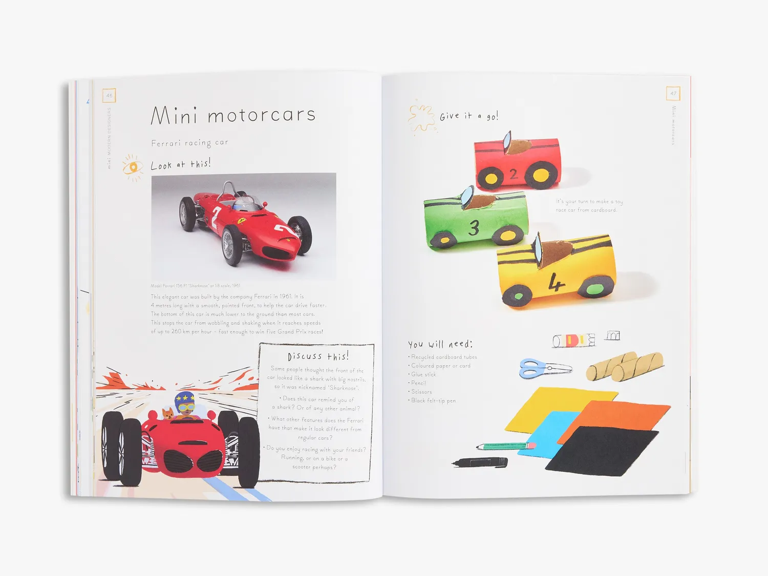Thames & Hudson Mini Designers Mini Artists aktivitetsbog