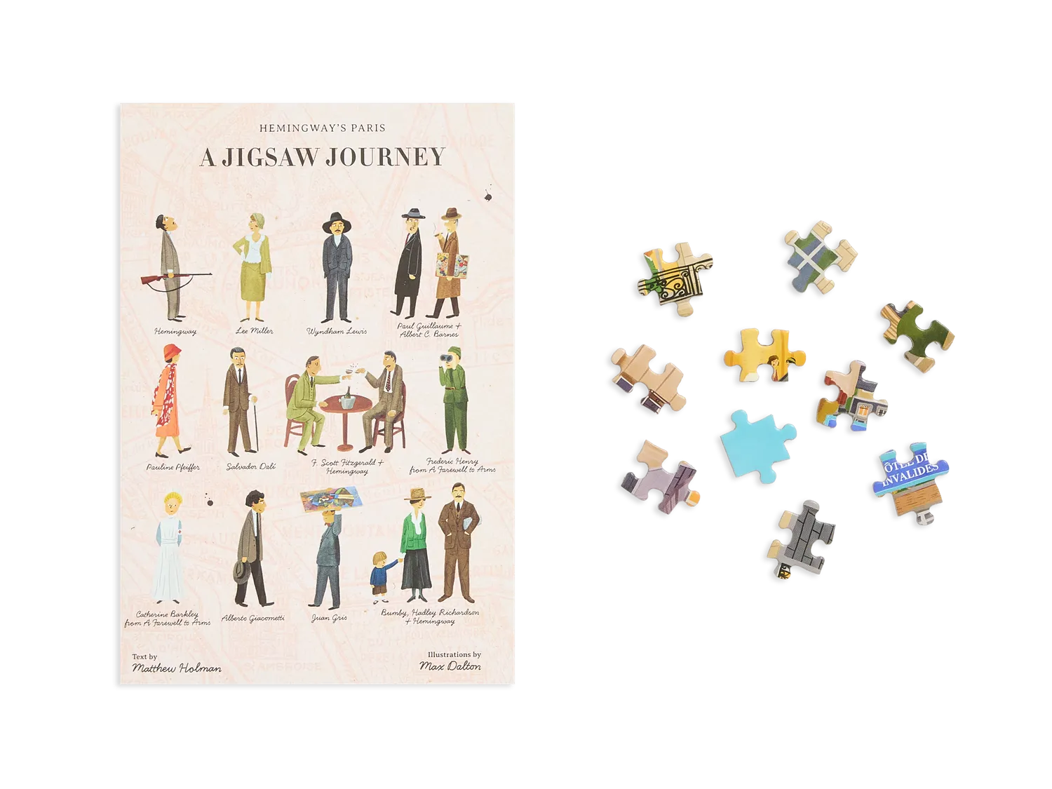 Thames & Hudson Hemingway's Paris puslespil med plakat