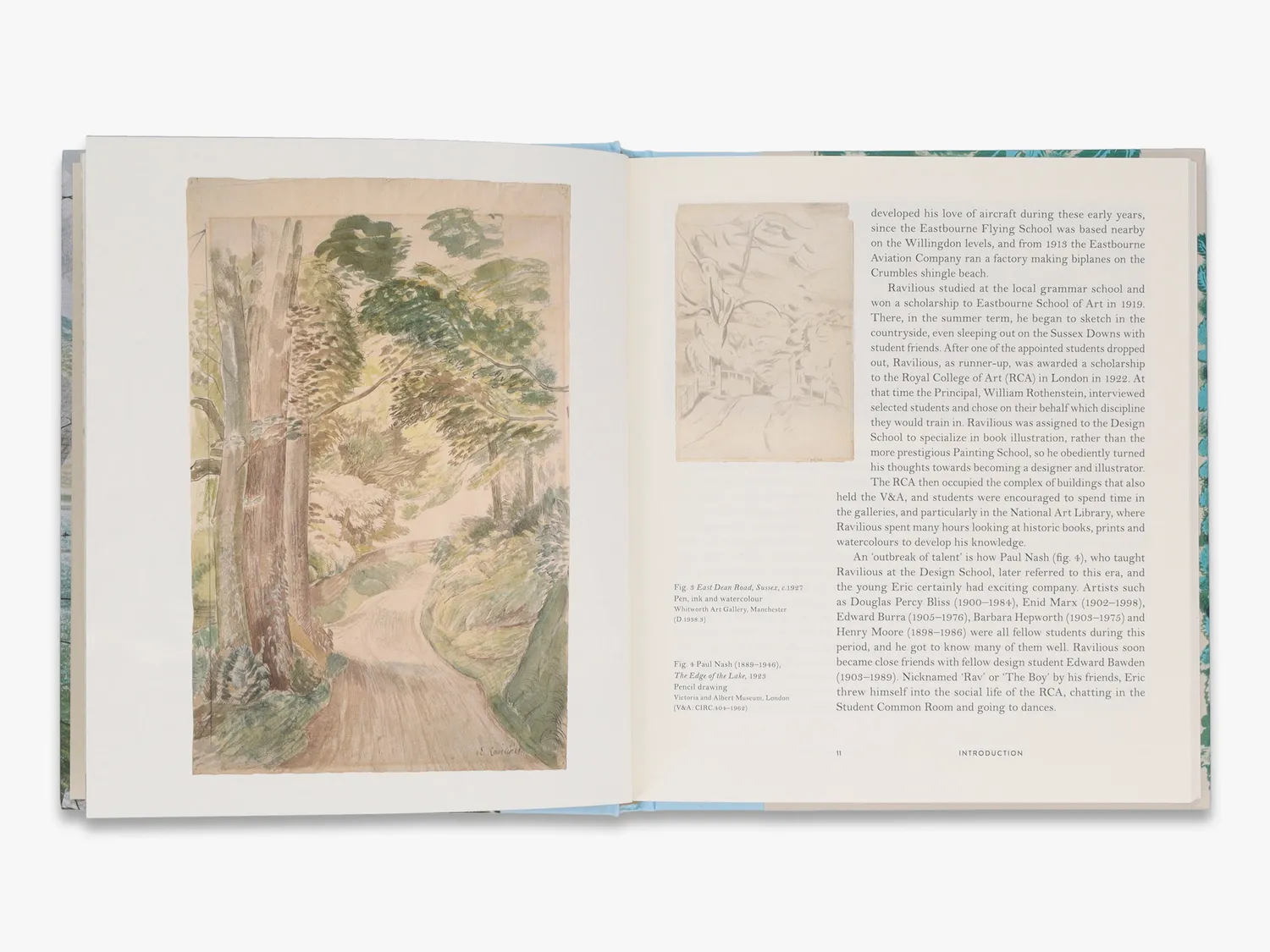 Thames & Hudson Eric Ravilious Landscapes bog – V&A kunstbog