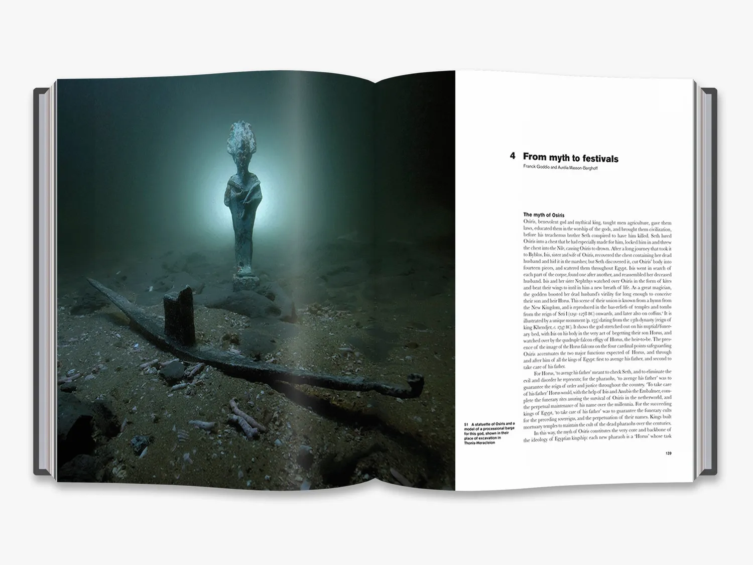 Thames & Hudson Sunken Cities fagbog om Egypten