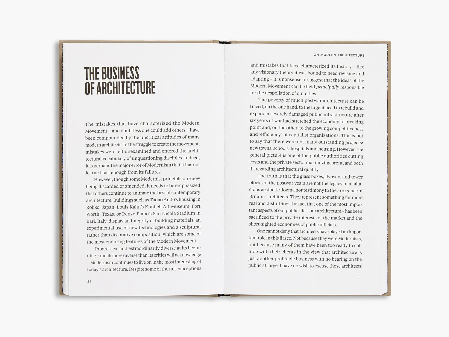 Thames & Hudson Richard Rogers on Modern Architecture bog