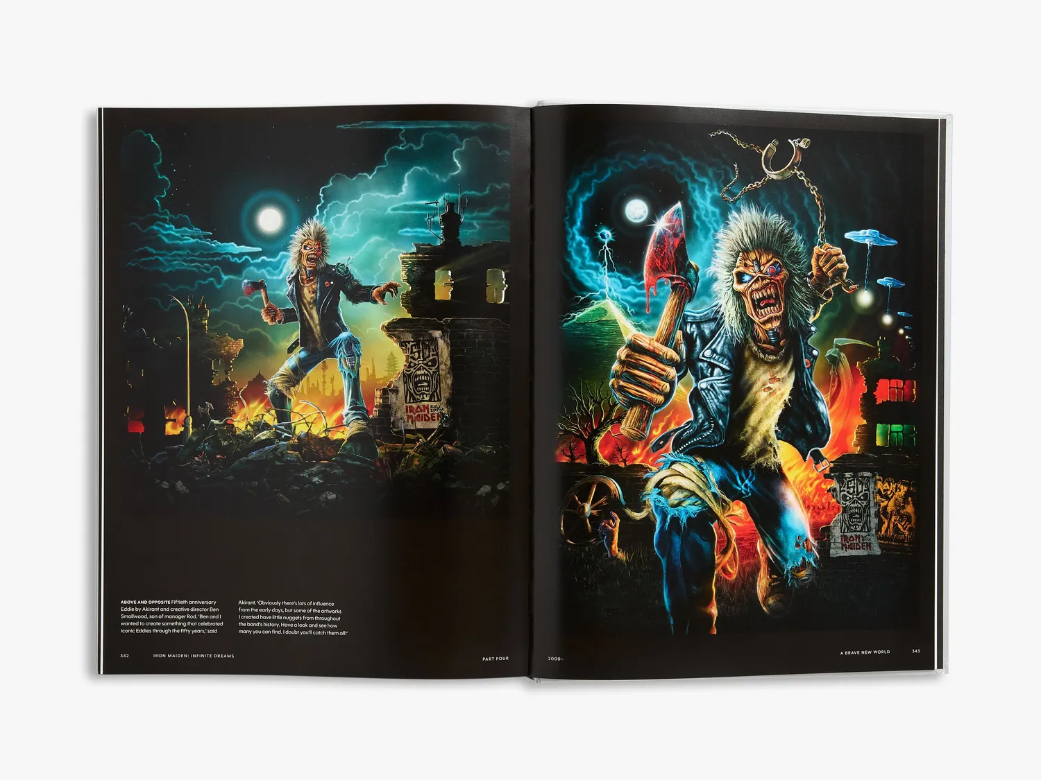 Thames & Hudson Iron Maiden Infinite Dreams musikbog illustreret