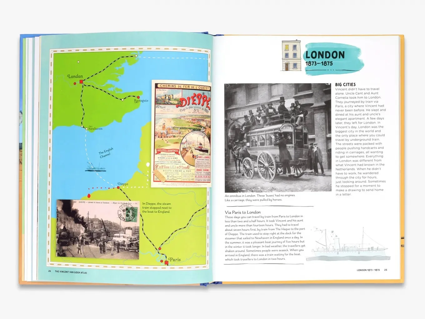 Thames & Hudson The Vincent van Gogh Atlas bog Junior Edition illustreret