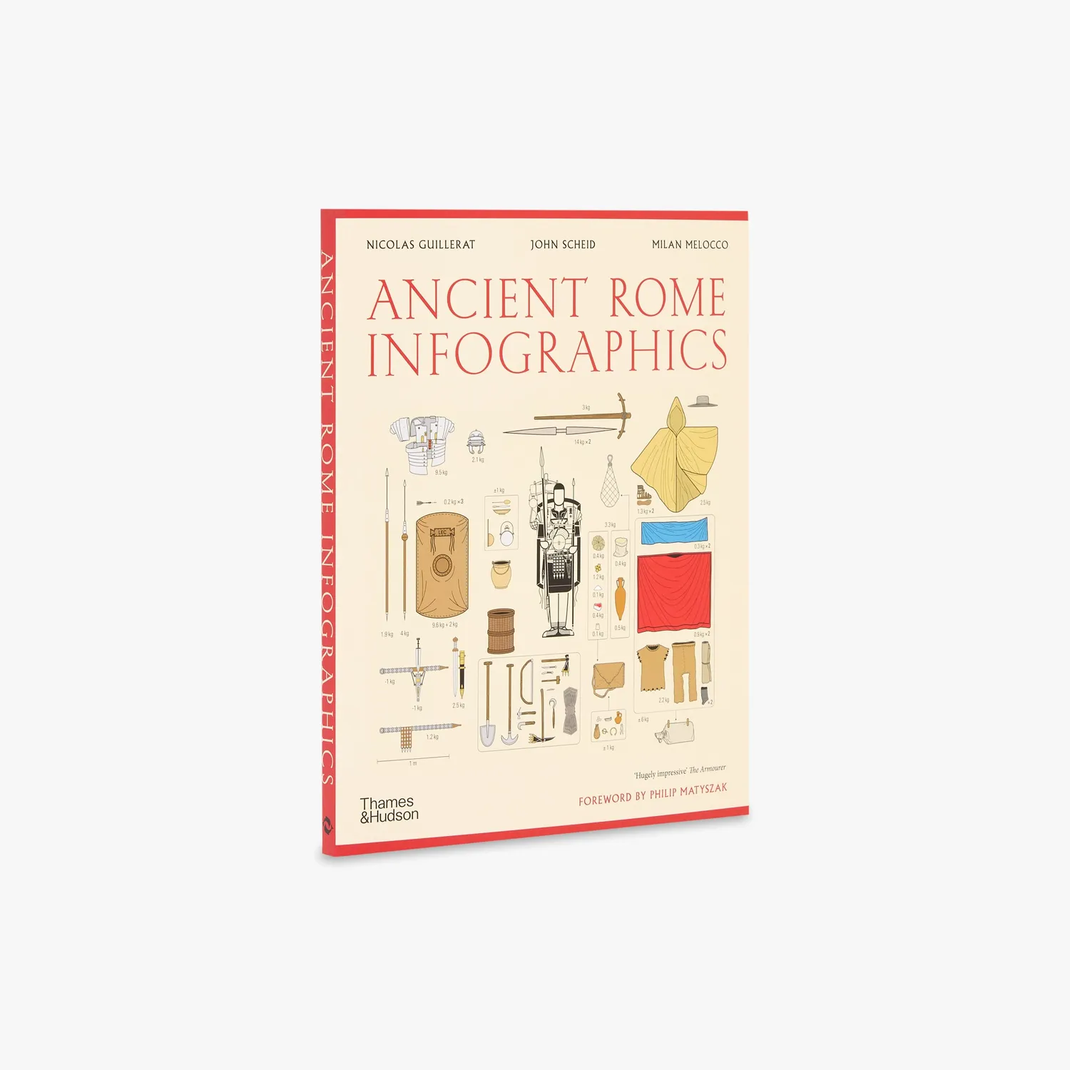 Thames & Hudson Ancient Rome Infographics fagbog illustreret