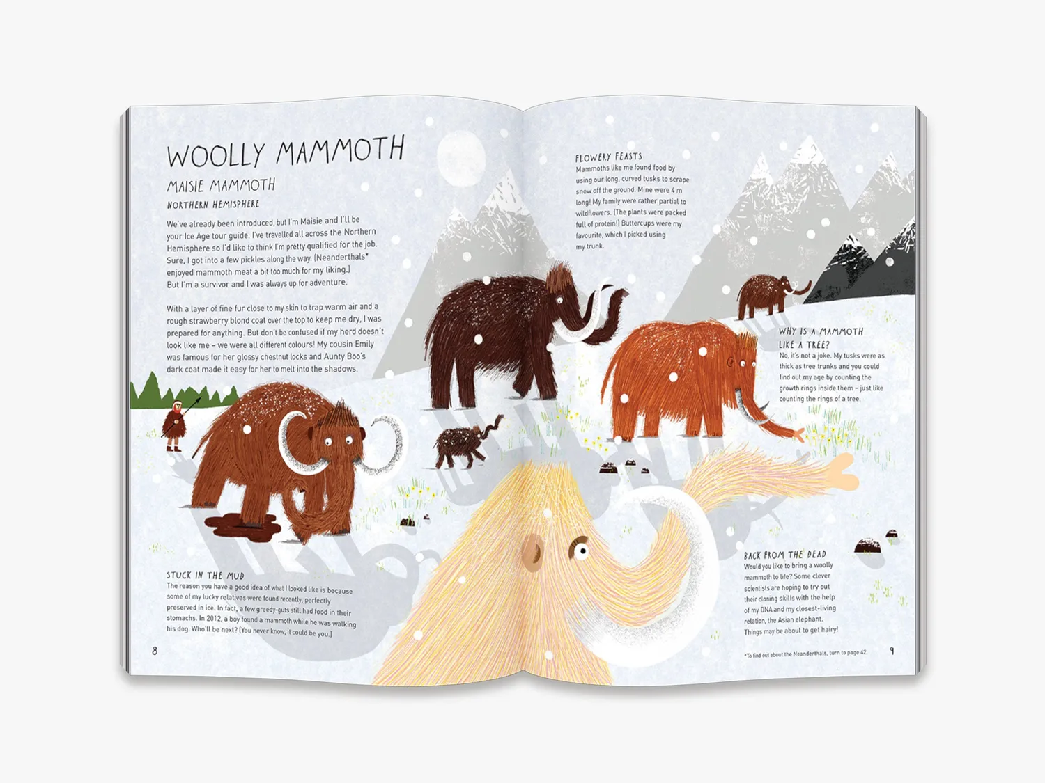 Thames & Hudson Maisie Mammoth’s Memoirs børnebog istidsdyr