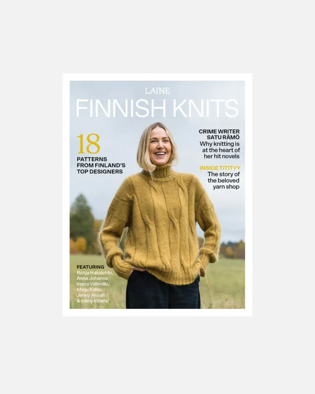 Laine Finnish Knits strikkebog magasin engelsk 164 sider