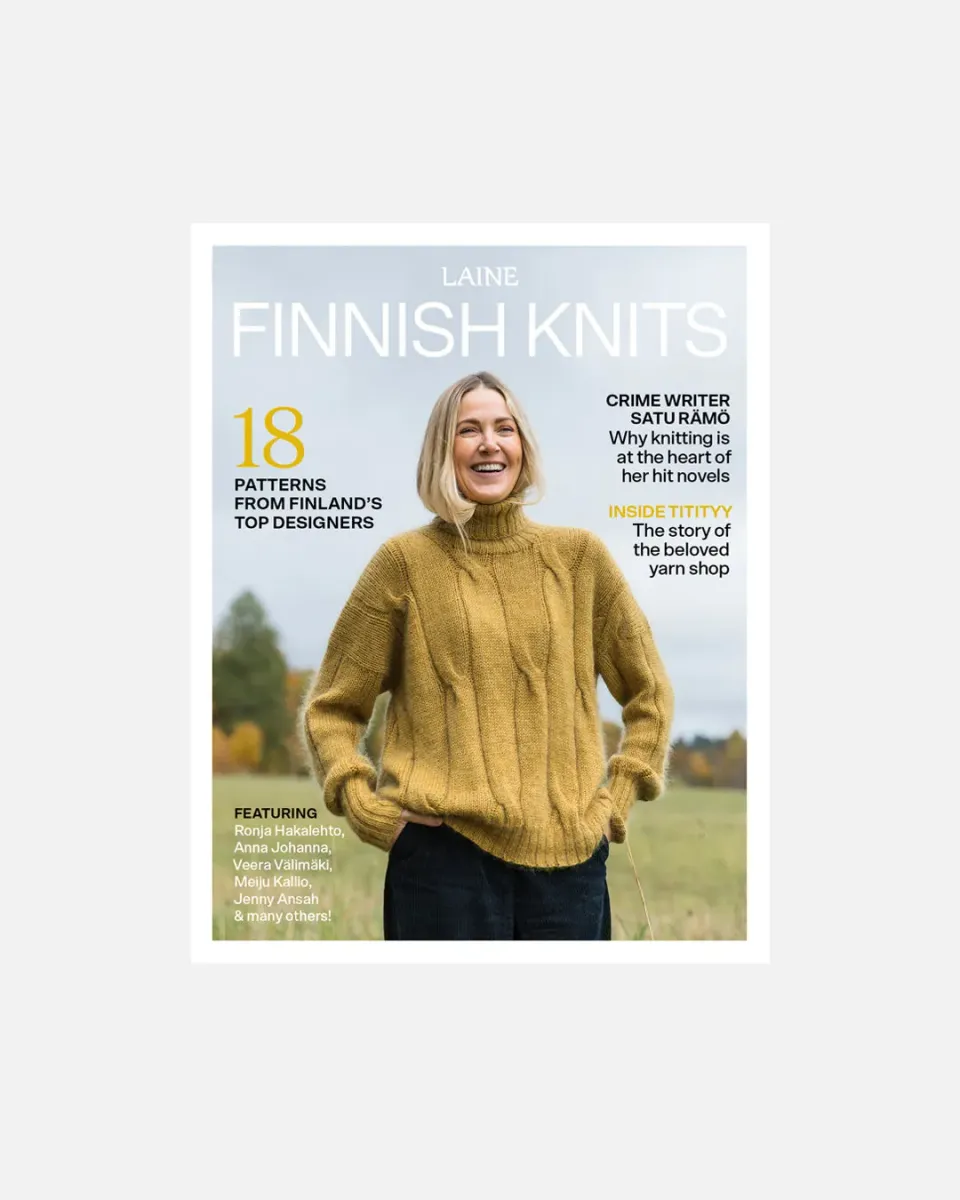 Laine Finnish Knits strikkebog magasin engelsk 164 sider