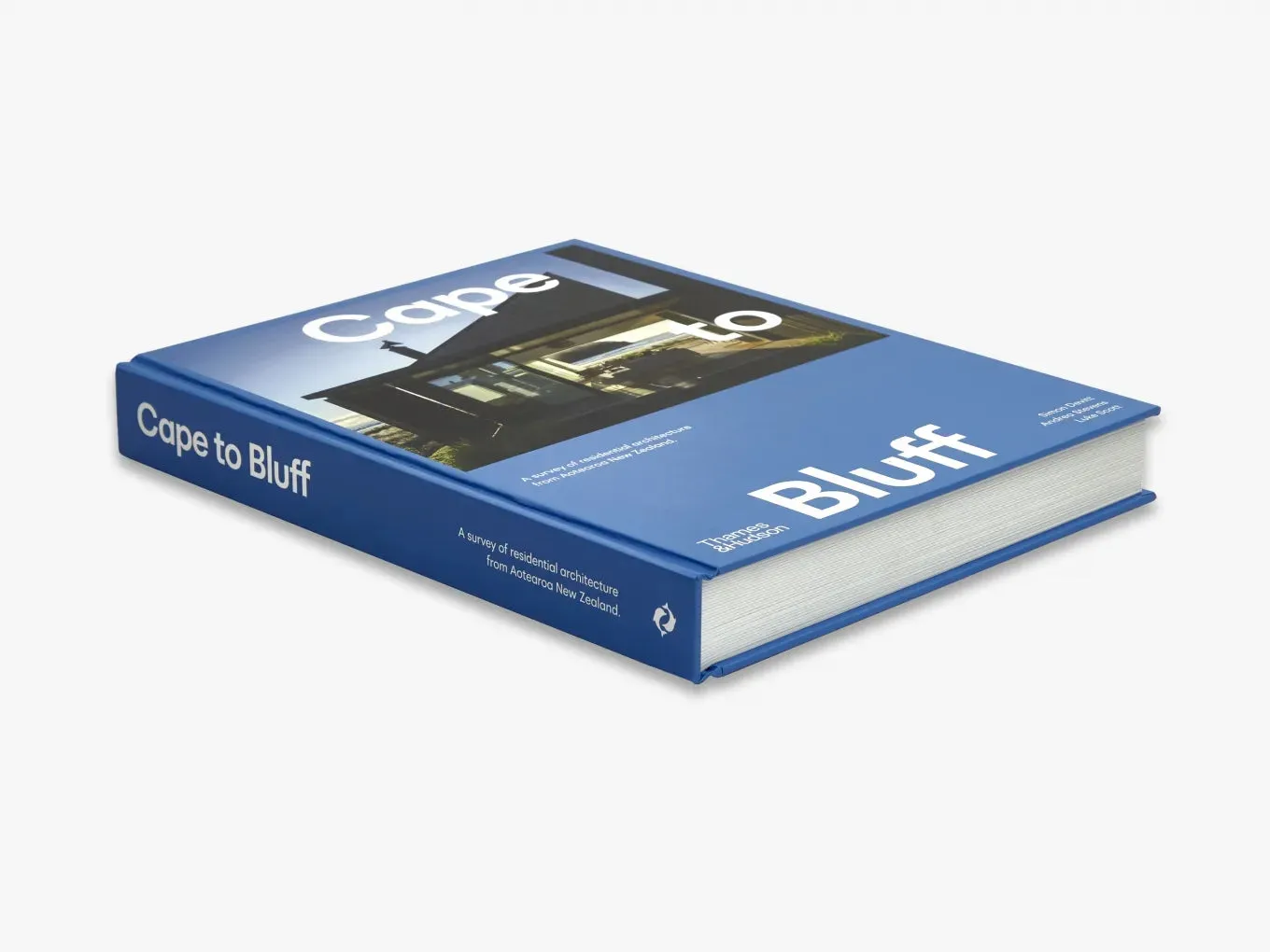 Thames & Hudson Cape to Bluff arkitekturbog om New Zealand