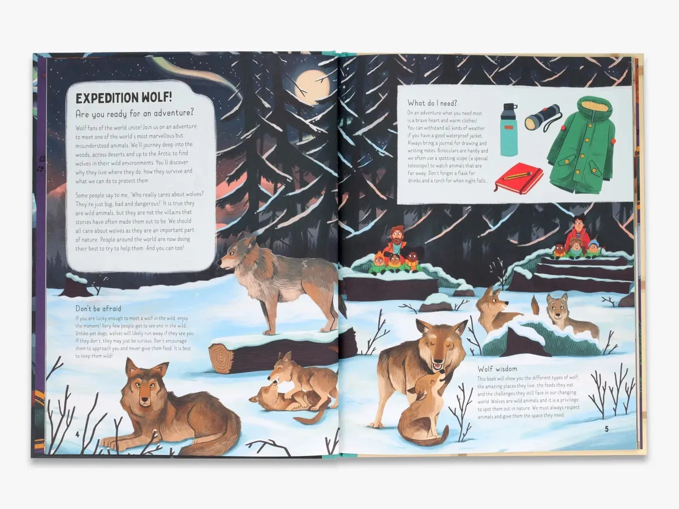 Thames & Hudson Go Wild Are Wolves Afraid of the Dark børnebog