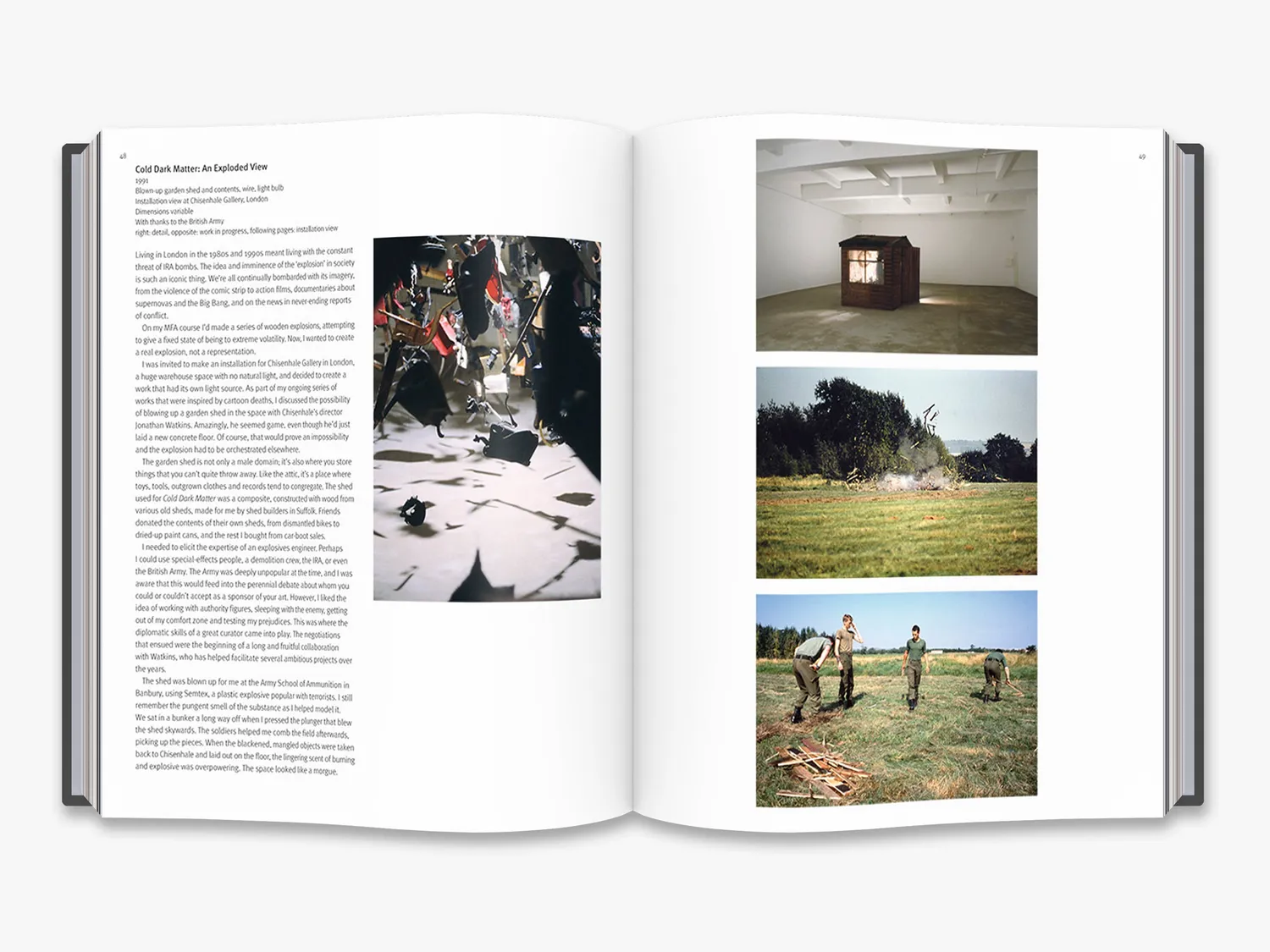 Thames & Hudson Cornelia Parker kunstbog skulptur installation