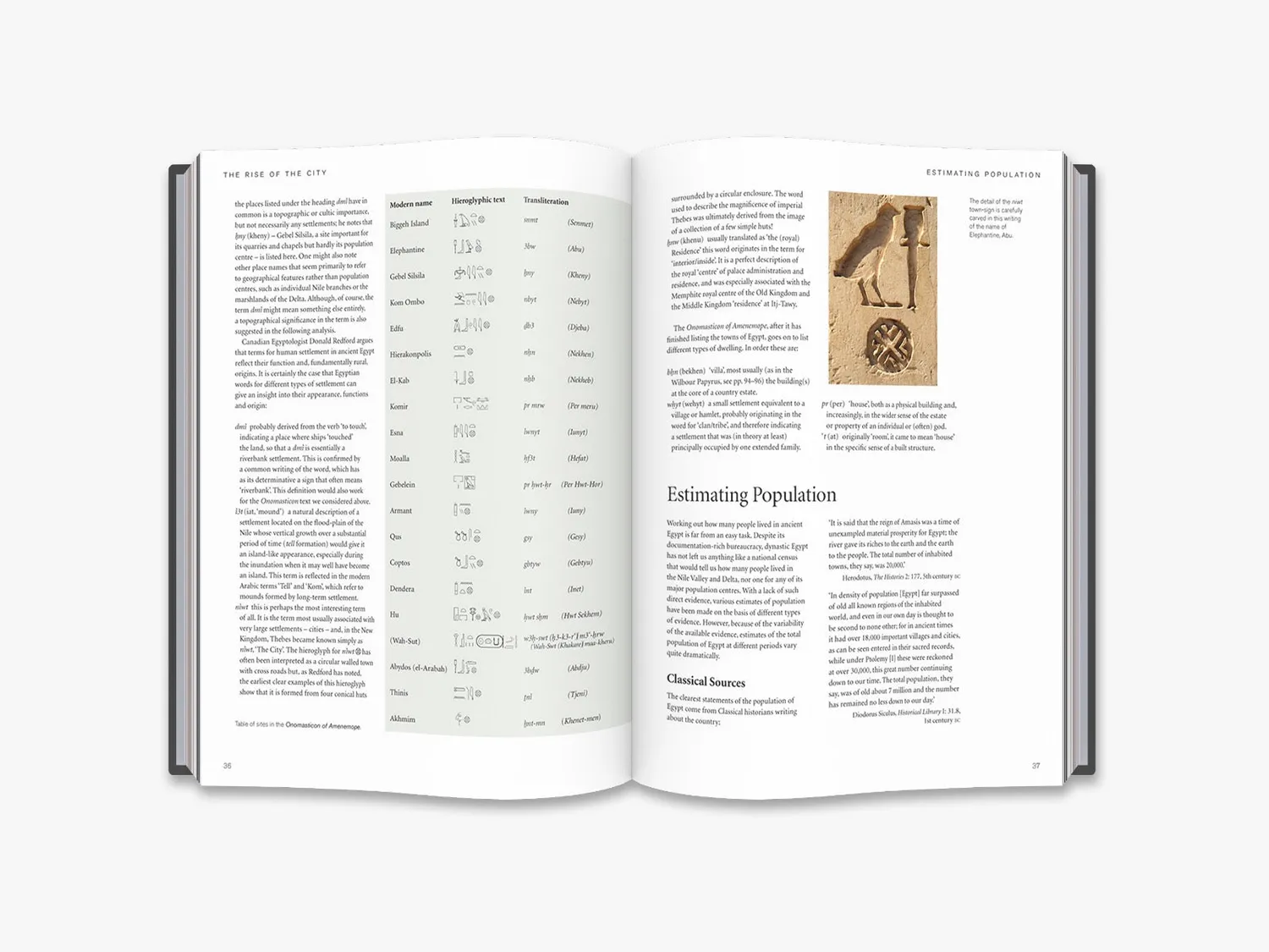 Thames & Hudson The Complete Cities of Ancient Egypt bog illustreret