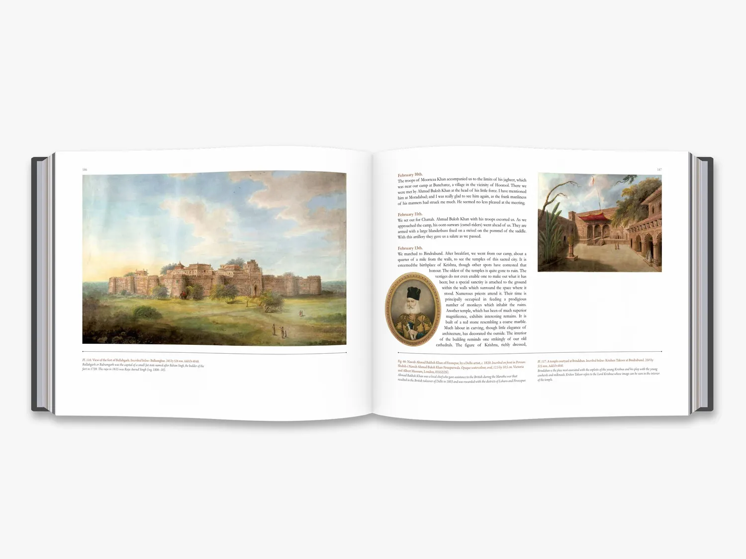Thames & Hudson Sita Ram's Painted Views of India bog