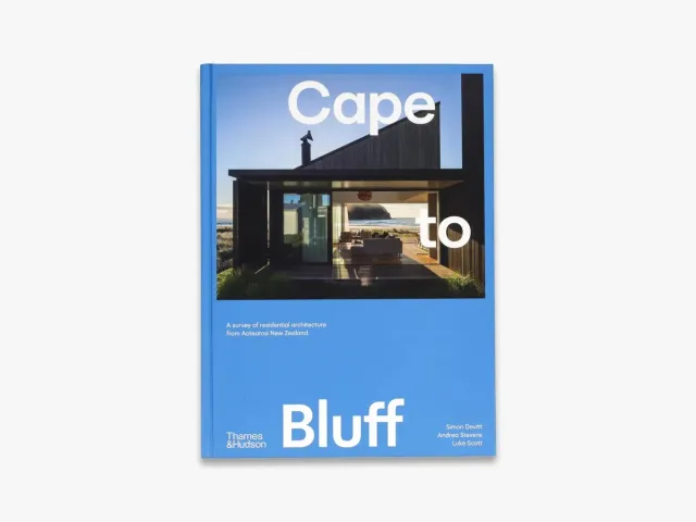 Thames & Hudson Cape to Bluff arkitekturbog om New Zealand
