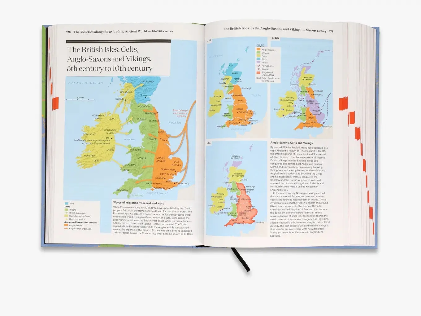 Thames & Hudson A History of the World in 500 Maps fagbog kort