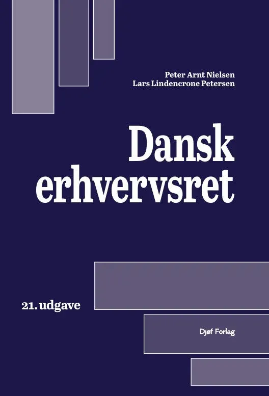 Nyt Juridisk Forlag Dansk Erhvervsret bog papirbog 21. udgave