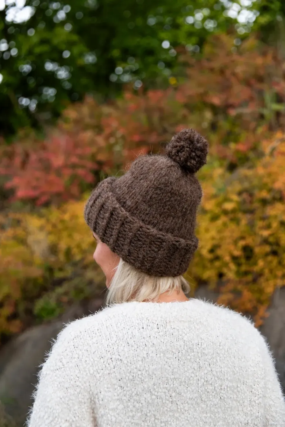 Tukubook Nordic Knits Aure Beanie strikkeopskrift engelsk PDF chunky