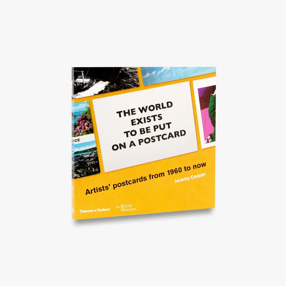 Thames & Hudson The world exists postcard designbog