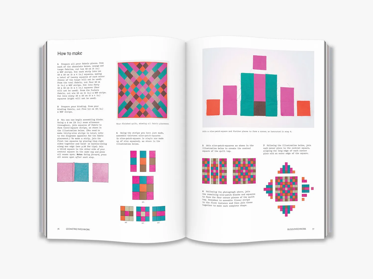 Maker's Guide Patchwork and Quilting sybog 15 projekter